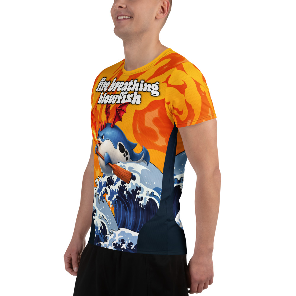 Men's 2026 Fire Breathing Blowfish Jersey! - Image 3