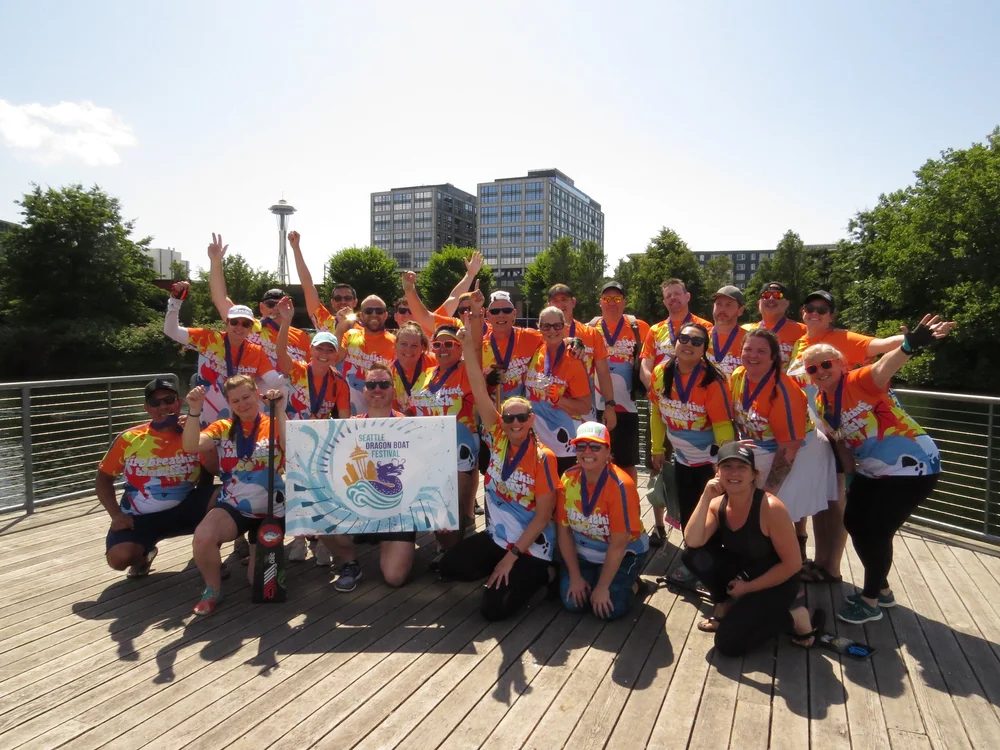 Team group photo in Seattle